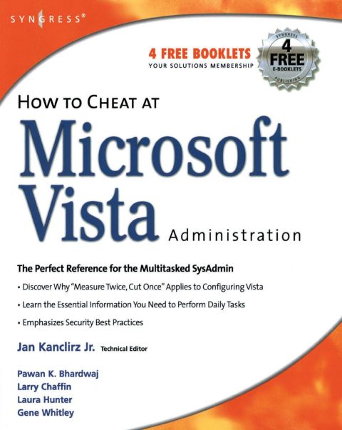 How To Cheat At Microsoft Vista Administration How To Cheat Pawan K Bhardwaj