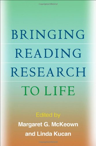 Bringing Reading Research To Life 1st Edition Margaret G Mckeown Phd