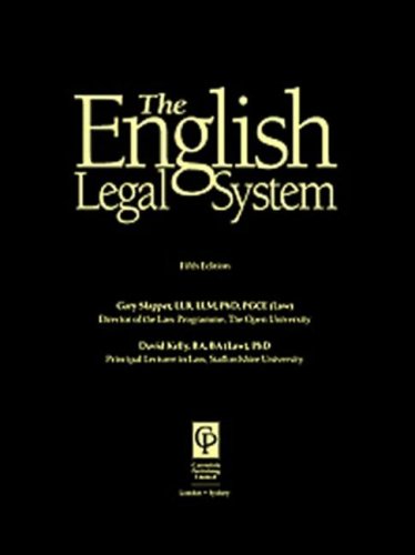 English Legal System 5th Edition 5th Edition Gary Slapper Gary Slapper