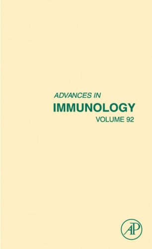 Advances In Immunology 92 1st Edition Frederick W Alt Eds