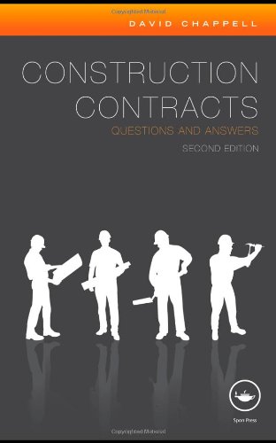 Construction Contracts Questions And Answers 2nd David Chappell