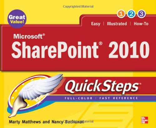 Microsoft Sharepoint 2010 Quicksteps 1st Edition Marty Matthews