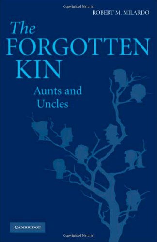 The Forgotten Kin Aunts And Uncles 1st Edition Robert M Milardo Phd