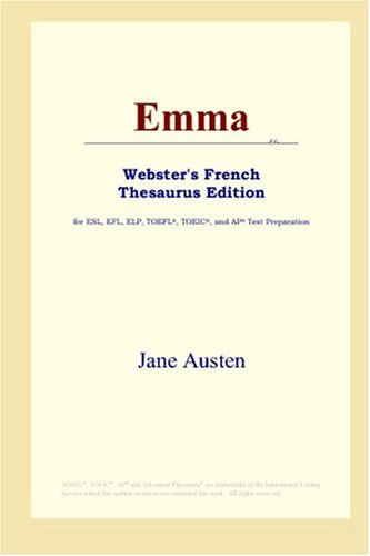 Emma Websters French Thesaurus Edition Jane Austen