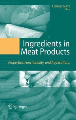 Ingredients In Meat Products Properties Functionality And Applications 1st Edition Joseph G Sebranek Auth
