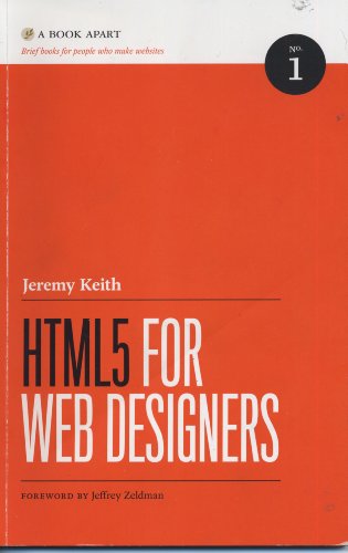 Html5 For Web Designers 1st Jeremy Keith