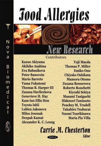 Food Allergies New Research 1st Edition Carrie M Chesterton