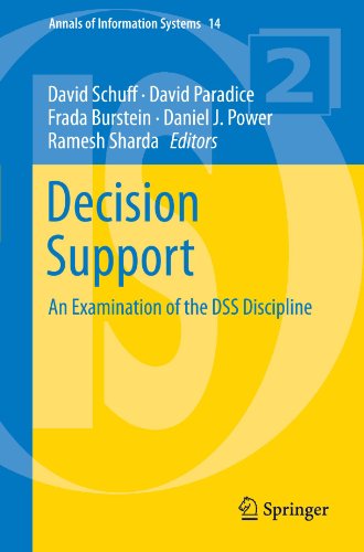 Decision Support An Examination Of The Dss Discipline 1st Edition Paul Gray