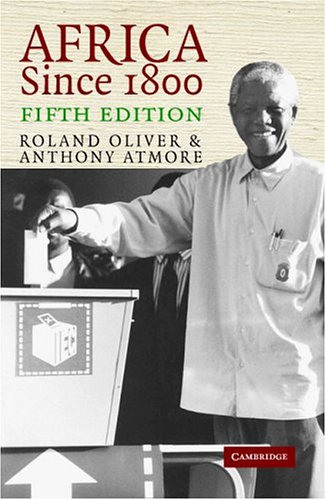 Africa Since 1800 5th Edition Roland Oliver