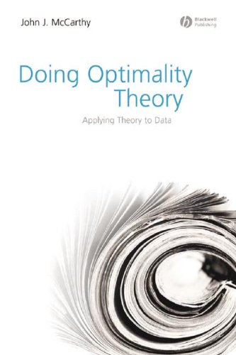 Doing Optimality Theory 1st Edition John J Mccarthy