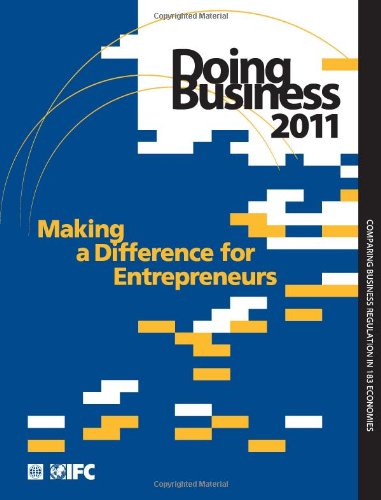 Doing Business 2011 Making A Difference For Entrepreneurs Middle East And North Africa Mena 57943 World Bank