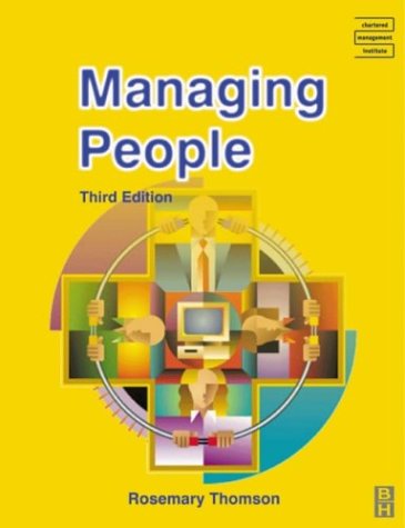 Managing People 3rd Edition Cmi Diploma In Management Series 3rd Edition Rosemary Thomson