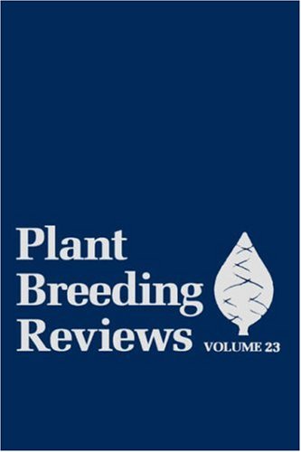 Plant Breeding Reviews Volume 23 1st Edition Jules Janick Editor