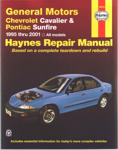 General Motors Chevrolet Cavalier Pontiac Sunfire 19952001 Haynes Manuals Rob Maddox
