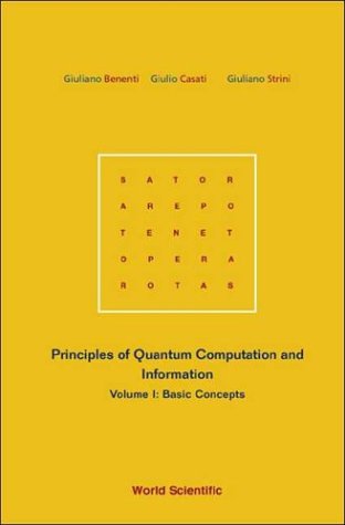 Principles Of Quantum Computation And Information Vol 1 Basic Concepts Giuliano Benenti