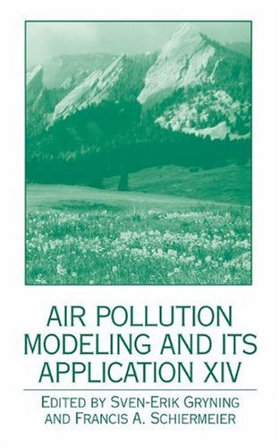 Air Pollution Modeling And Its Application Xiv 1st Edition Svenerik Gryning