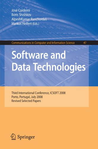 Software And Data Technologies Third International Conference Icsoft 2008 Porto Portugal July 2224 2008 Communications In Computer And Information Science 1st Edition Jos Cordeiro