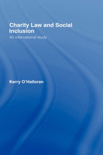 Charity Law And Social Inclusion 1st Edition Ke O Halloran