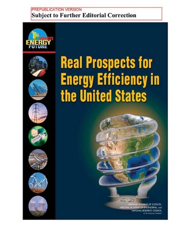 Real Prospects For Energy Efficiency In The United States Americas Energy Future Americas Energy Future Energy Efficiency Technologies Subcommittee