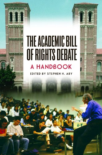 The Academic Bill Of Rights Debate A Handbook Annotated Edition Stephen H Aby