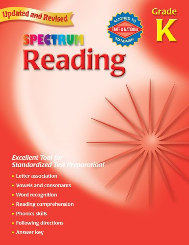 Spectrum Reading Kindergarten Upd Rev School Specialty Publishing
