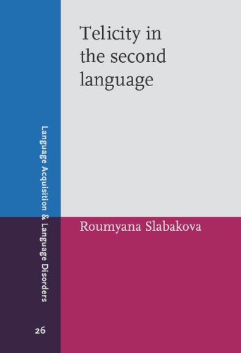 Telicity In The Second Language Language Acquisition And Language Disorders Roumyana Slabakova