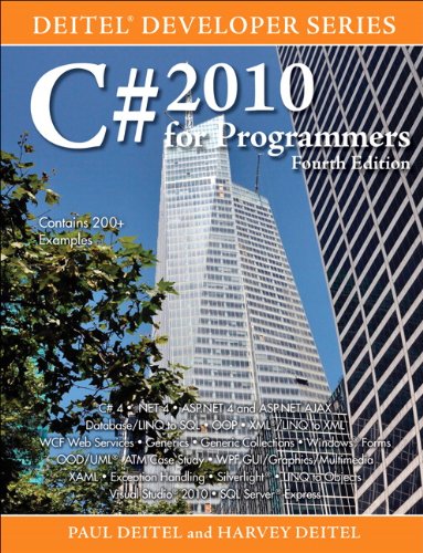 C 2010 For Programmers 4th Edition Deitel Developer Series 4th Edition Paul J Deitel