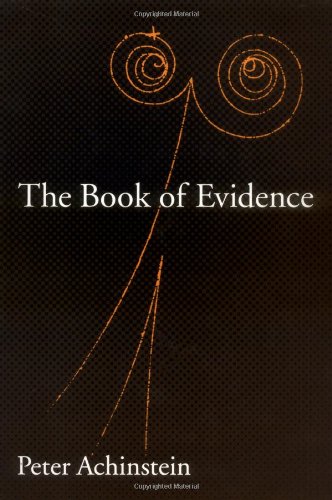 The Book Of Evidence Oxford Studies In The Philosophy Of Science Peter Achinstein