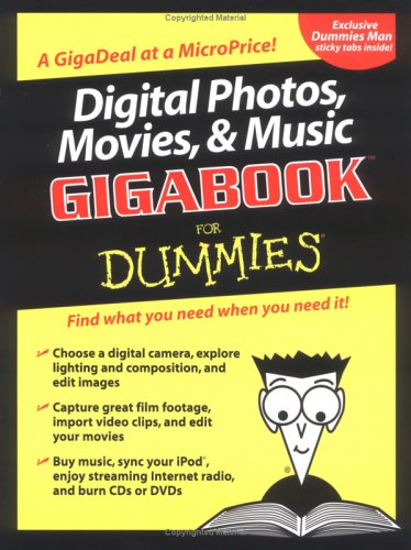 Digital Photos Movies Music Gigabookfor Dummies For Dummies Computer Tech 1st Edition Mark L Chambers