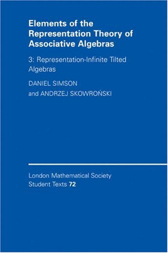 Elements Of The Representation Theory Of Associative Algebras Volume 3 Representationinfinite Tilted Algebras 1st Edition Daniel Simson