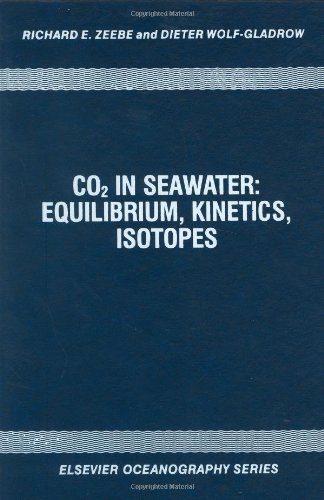 Co In Seawater Equilibrium Kinetics Isotopes Richard E Zeebe And Dieter Wolfgladrow Eds