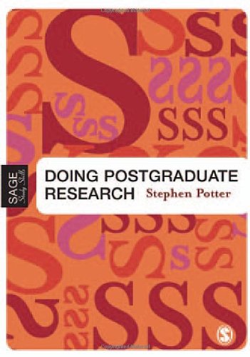 Doing Postgraduate Research Published In Association With The Open University 2nd Stephen Potter