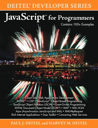 Javascript For Programmers 1st Edition Paul J Deitel Harvey M Deitel