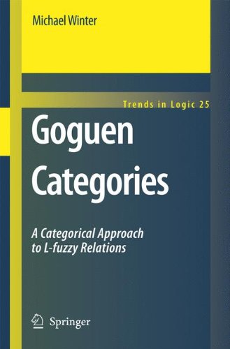 Goguen Categories A Categorical Approach To Lfuzzy Relations Michael Winter