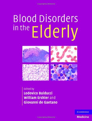 Blood Disorders In The Elderly 1st Edition Lodovico Balducci