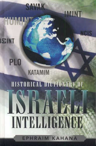 Historical Dictionary Of Israeli Intelligence Historical Dictionaries Of Intelligence And Counterintelligence Ephraim Kahana
