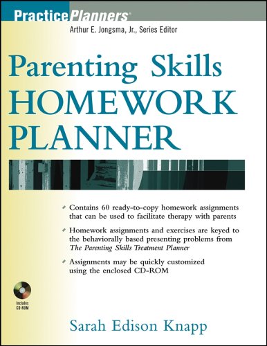 Parenting Skills Homework Planner Practice Planners Sarah Edison Knapp