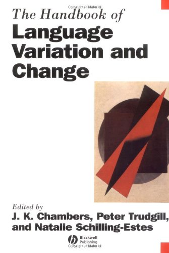 The Handbook Of Language Variation And Change J K Chambers
