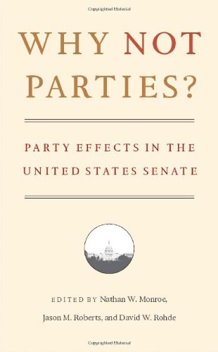 Why Not Parties Party Effects In The United States Senate Nathan W Monroe