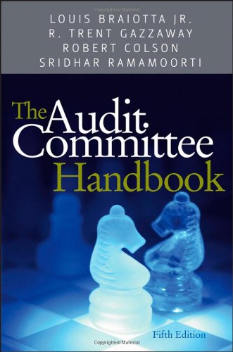 The Audit Committee Handbook 5th Edition Louis Braiotta Jr Trent Gazzaway
