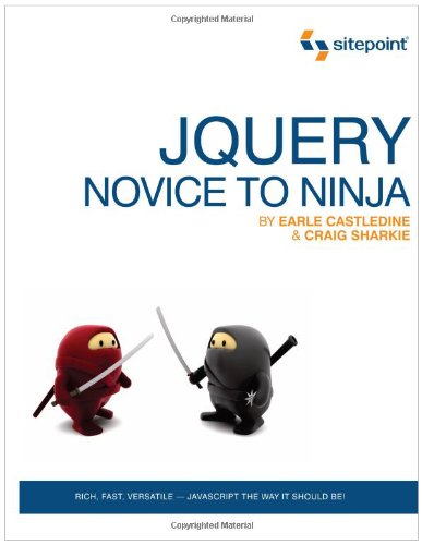 Jquery Novice To Ninja 1st Edition Earle Castledine Craig Sharkie
