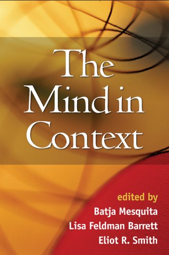 The Mind In Context 1st Edition Batja Mesquita Lisa Feldman Barrett