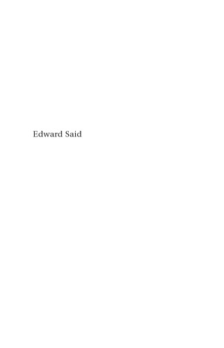 Edward Said The Legacy Of A Public Intellectual Academic Monographs Ned Curthoys
