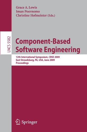Componentbased Software Engineering 12th International Symposium Cbse 2009 East Stroudsburg Pa Usa June 2426 2009 Proceedings 1st Edition Dominik Birkmeier