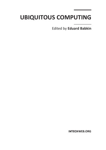 Ubiquitous Computing Eduard Babkin
