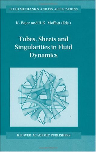 Tubes Sheets And Singularities In Fluid Dynamics Fluid Mechanics And Its Applications 1st Edition K Bajer