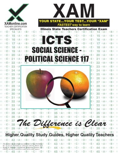 Icts Social Sciencepolitical Science 117 Teacher Certification 2nd Edition Xam Icts Sharon Wynne