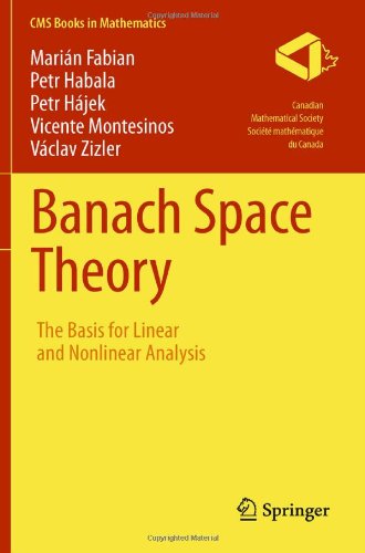 Banach Space Theory The Basis For Linear And Nonlinear Analysis 1st Edition Marin Fabian