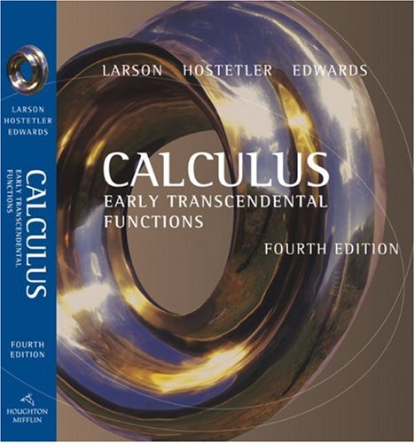 Calculus Early Transcendental Functions 4th Edition Ron Larson