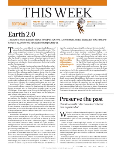 Nature Nature Magazine Vol 470 No 7332 Pages 5134 2011 February 3 Philip Campbell